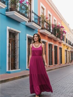 heart hips maxi dress Heart & Hips | Dresses | Heart Hips Womens Dress Sz Medium Orange Blue Tie  Dye Maxi
